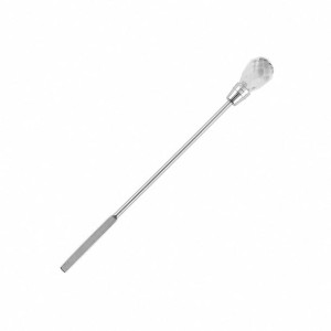 Aplikator z ozdobnym kryształem -  szpatułka / Bass Cosmetics