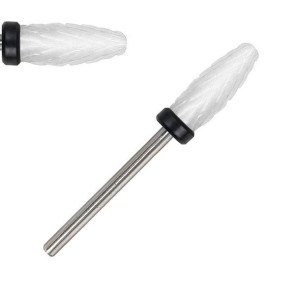 Frez ceramiczny - bullet / pocisk czarny / Bass Cosmetics