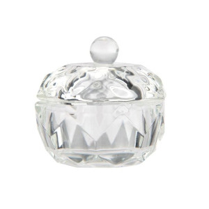 Pojemnik / kieliszek / naczynko kryształowe - oval / Bass Cosmetics