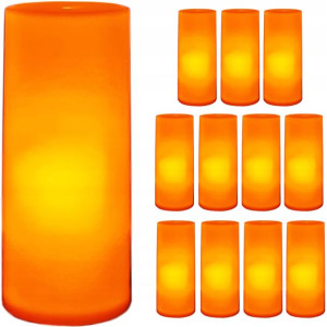 12 X Wkład Led Elektryczny Efekt Żywego Płomienia
