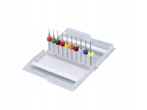 Mini Wiertła Pcb Komplet 0,3-1,2mm Wierteł 10szt