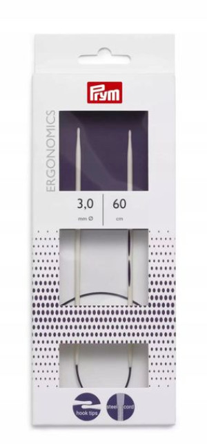 Druty Na Żyłce Prym Ergonomics 60 Cm 3 Mm 215602