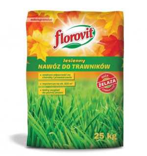 Nawóz do trawników jesienny Florovit 25 kg