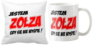 Praktyczny prezent kubek poduszka dzień kobiet