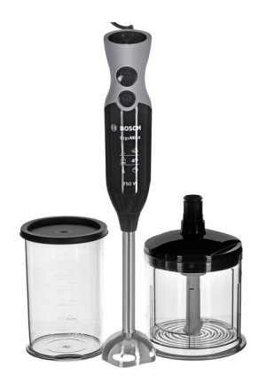 Blender ręczny BOSCH MSM67140 (750W  kolor czarny, kolor szary)