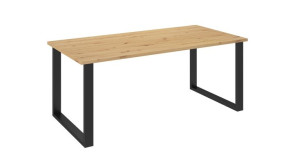 Duży kuchenny stół Tavolo - Dąb Artisan 185x90