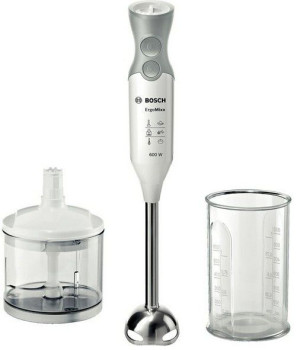 Blender ręczny BOSCH MSM66120 (600W  kolor biały, kolor szary)