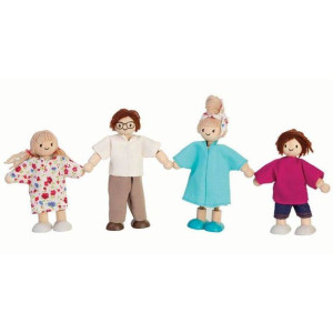 Nowoczesna rodzina lalek do domku dla lalek, Plan Toys 7142