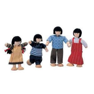 Rodzina lalek w typie azjatyckim, do domku dla lalek, Plan Toys 7417