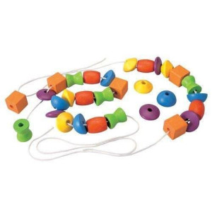 Nawlekanka drewniana z figurami, Plan Toys 5353