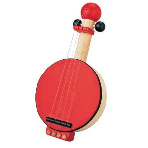 Drewniane banjo, zabawka muzyczna, Plan Toys 6411
