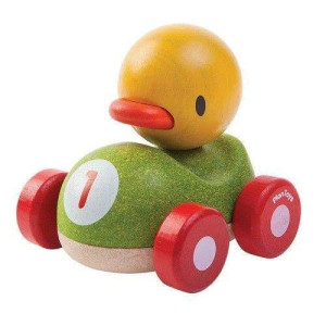 Drewniana wyścigówka kaczka, Plan Toys 5678