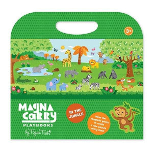 Magnetyczna teczka - układanka: W Dżungli