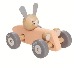 Pastelowa rajdówka z królikiem, Plan Toys 5717