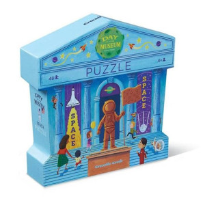 Puzzle 48 el., Dzień w muzeum - Kosmos, Crocodile Creek 4063-2