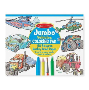 Melissa Kolorowanka Jumbo Pojazdy 3+