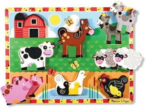 Melissa and Doug Drewniane Puzzle Farma