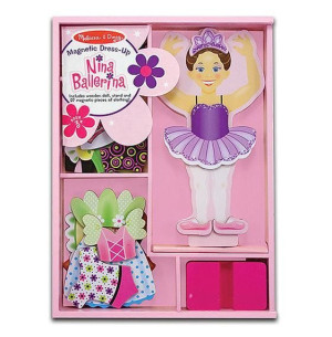 Melissa and Doug, Magnetyczna Ubieranka Ballerina Nina 3-6 lat