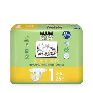 Muumi Baby, Pieluszki Jednorazowe 1 Newborn 25 szt.