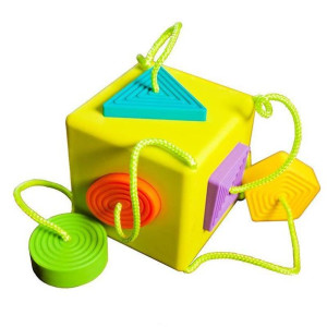 Fat Brain Toys, OombeeCube Kostka Sorter, 10 m-cy+