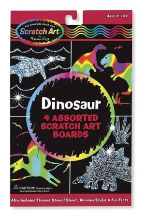 Melissa and Doug Zdrapywanka Dinozaury 4+