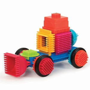 B. Toys, Bristle Blocks in Jar – KLOCKI JEŻYKI – 80 el. w słoju, 2+