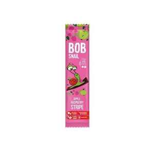 BobSnail, Przekąska jabłkowo-malinowa z owoców bez dodatku cukru 14 g