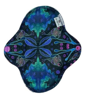 MAŁA S Podpaska wielorazowa bambusowa - NEON SPLASH, Pupus