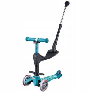 Mini Micro, Hulajnoga 3in1 Deluxe Plus Ice Blue