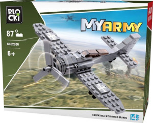 Klocki Dla Dzeci Blocki Mubi Myarmy Samolot 87el Kb82006