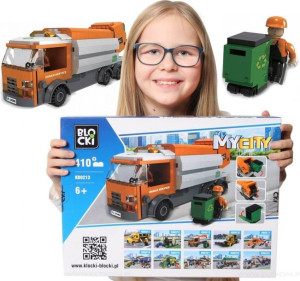 Klocki Blocki Mubi Kb0213 Mycity Śmieciarka 410el