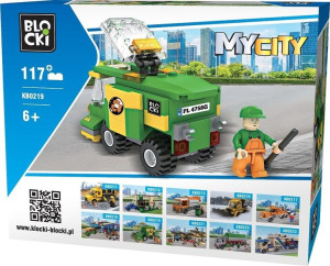 Klocki Dla Dzieci Blocki Mubi Mycity Kb0219 Uliczna Zamiatarka 117 El