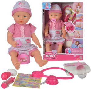 New Born Baby - Lalka Doktor Z Akcesoriami - Simba - 503-2355