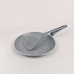 Patelnia naleśnikowa Granite 25cm + łopatka MR-1212-25 MAESTRO