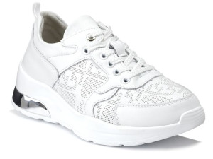 Sneakersy damskie skórzane S.Barski 22241 białe