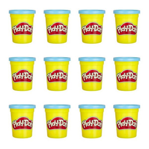 Ciastolina - Play Doh - Tuby Uzupełniające 12-pak - Niebieski - E4827