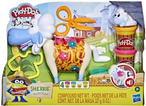 Ciastolina - Play Doh Animal - Strzyżenie Owiec - 4 Tuby /227 G/ - E7773