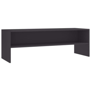 Szafka pod TV, szara, 120 x 40 x 40 cm, płyta wiórowa