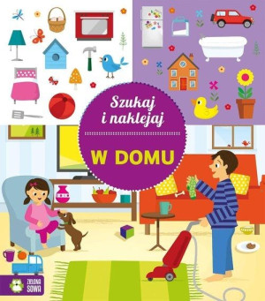 W domu. Szukaj i naklejaj