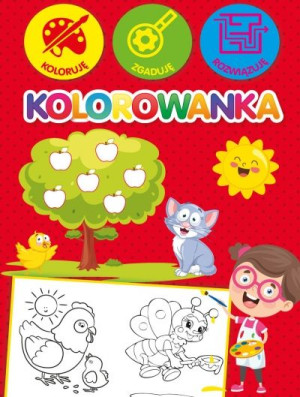 Kolorowanka. Koloruję, zgaduję, rozwiązuję