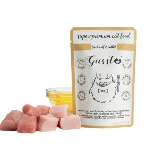Gussto Fresh Calf & Rabbit 85g - świeża cielęcina z królikiem saszetka
