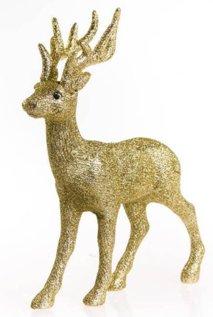Figurka świąteczna Jeleń Szampański 26cm