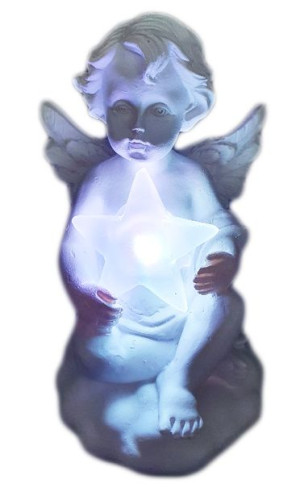 Anioł  LED Podświetlana figurka Aniołka 10cm