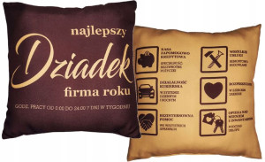 Poduszka dla dziadka 35cm firma roku
