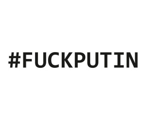 Nakljka Fuck Putin 24cm KOLORY