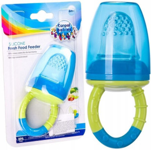 CANPOL SILIKONOWA SIATECZKA gryzak karmienie blue
