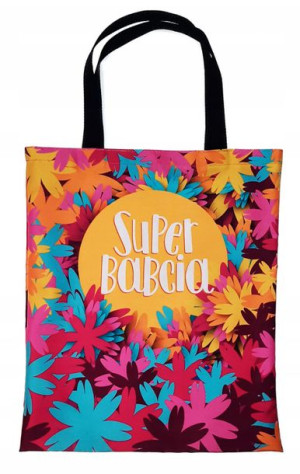 Torba zakupowa na dla dzień babci prezent super