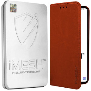 Etui Do Huawei P30 Lite Pokrowiec Imesh Leather