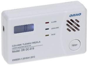 Czujka Tlenku Węgla (czadu) Or-dc-619