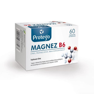 Protego Magnez B6 tabletki powlekane 60 tabl.